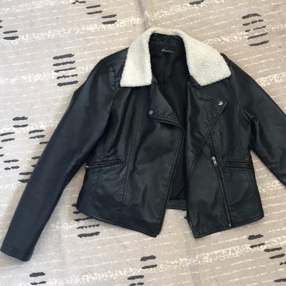Forever 21 Faux Leather Jacket - Picture 1 of 4